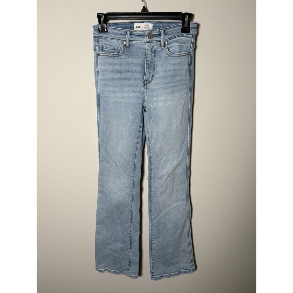 BKE Light Wash Parker High Rise Boot Cut Jeans Size 23x29 1/2